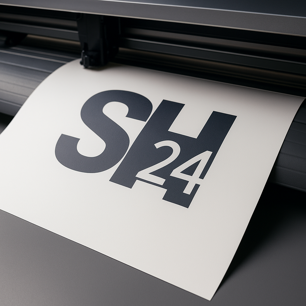 Plotterfolie / Folienschrift – individuell geschnitten & einfarbig