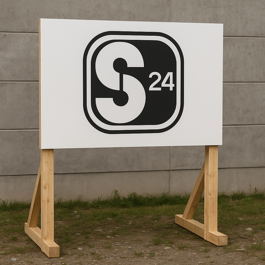 Bauschilder & Unterkonstruktionen – wetterfest & stabil montiert