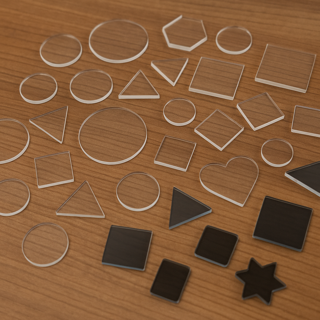 Konturplatten-Schnitte aus Acryl – Wunschform nach Datei