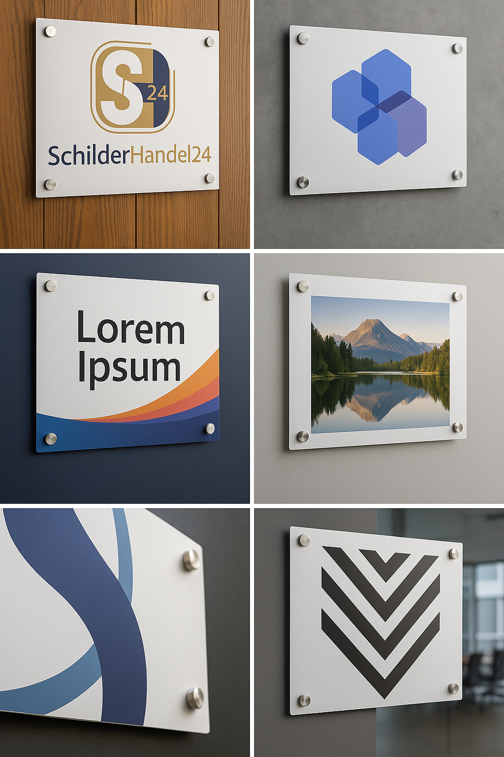 Firmenschilder Bedruckt