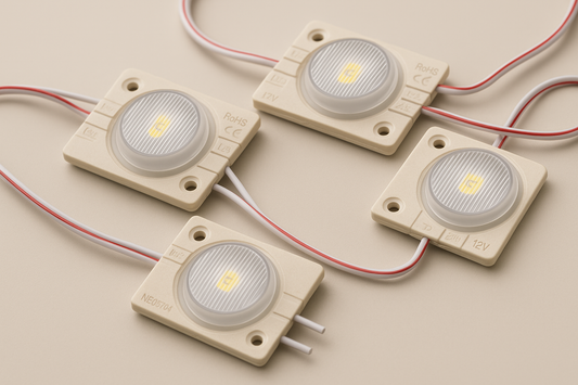 LED Modul 1× SMD3030 | 1,32 W | 12 V | 110 mA | 6350 K | IP65 | 10°×65° Abstrahlwinkel