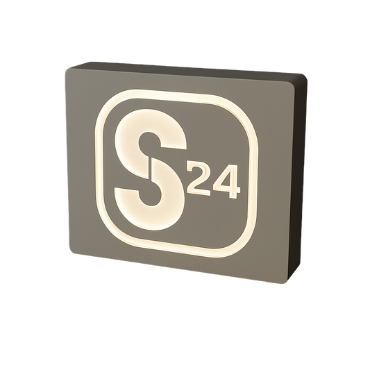 Negativ geschnittene Leuchtschilder – exklusive Lichtwerbung mit Durchbruch-Effekt